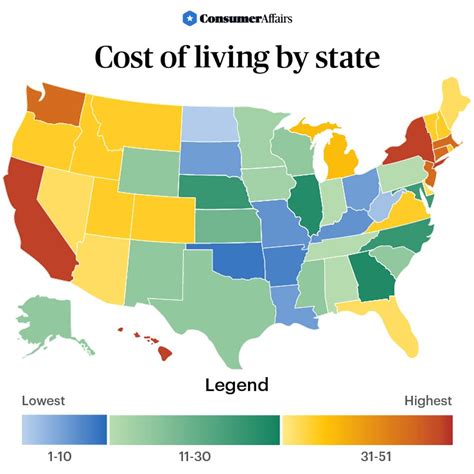 Lowest Cost Of Living States 2024 - Joya Rubina