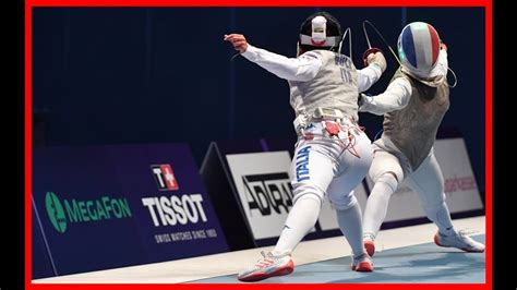 Tauber 2019 Women S Foil Team World Cup Piste Red YouTube