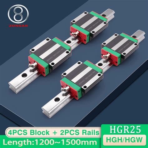 Free Shipping HGR25 Linear Guide Rails 1200 1300 1400 1500 MM Slide