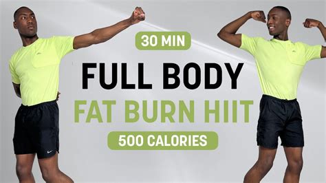 Min Full Body Fat Burn Hiit Workout Burn Calories For Fat