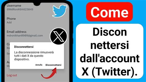 Come Disconnettersi Dall Account X Twitter 2024 YouTube