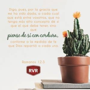 RVR Versículo Bíblico Diario Romanos 12 3