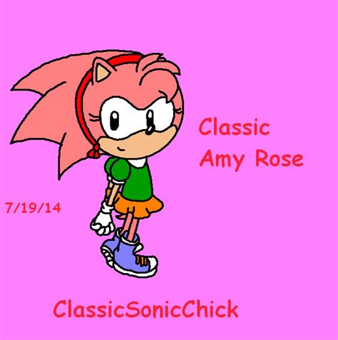 Classic Amy Rose 3 By Classicsonicchick On Deviantart