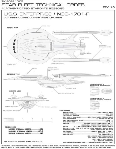 Enterprise F Revised Tech Sheet By Wild Endeavour On Deviantart