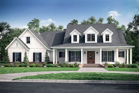 Farmhouse Style House Plan - 4 Beds 3.5 Baths 2926 Sq/Ft Plan #430-175 ...