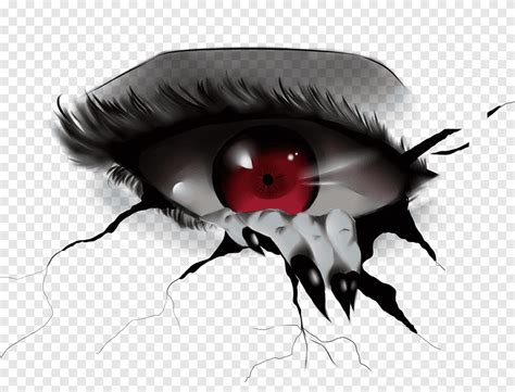 ตาและมือ, Eye Demon Drawing Devil, Eye, ศิลปะ, เลือด png | PNGEgg