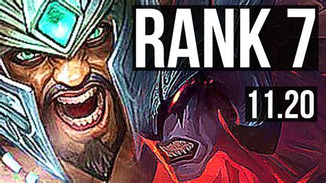 Tryndamere Vs Aatrox Top Rank 1 Trynda Rank 7 Legendary 1622