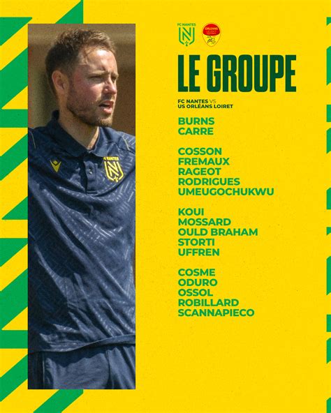 FC Nantes Féminines D2F Le groupe pour FC Nantes US Orléans Loiret