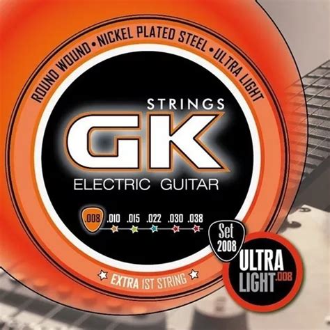 Encordado Para Guitarra El Ctrica Gk Calibre Mercadolibre