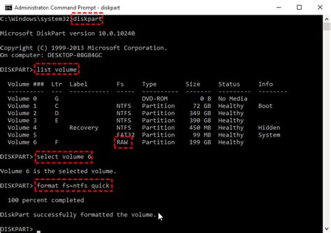 How To Format Raw Drive Using Command Prompt In Windows 1087