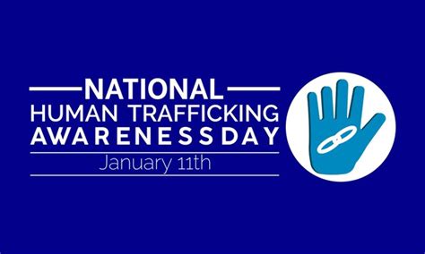 Premium Vector National Human Trafficking Awareness Day Vector