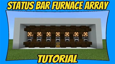 How To Build A Furnace Array In Minecraft Bedrock Edition