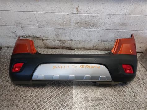 Vauxhall Mokka Complete Rear Bumper With Pdc In Orange