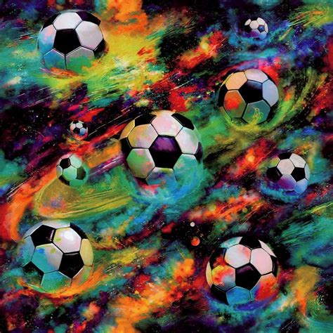 Holden Football Galaxy Space Soccer Ball Wallpaper Multi Colour 13780