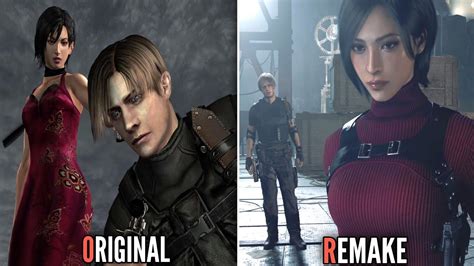 All Ada And Leon Scenes Full Comparison In Resident Evil 4 Original Vs