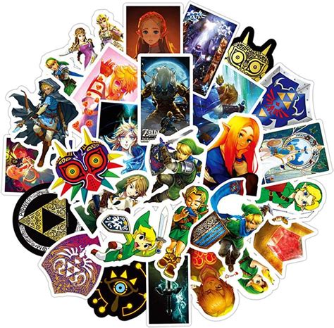 50PCS The Legend Of Zelda Ocarina Of Time Stickers For Laptop Water