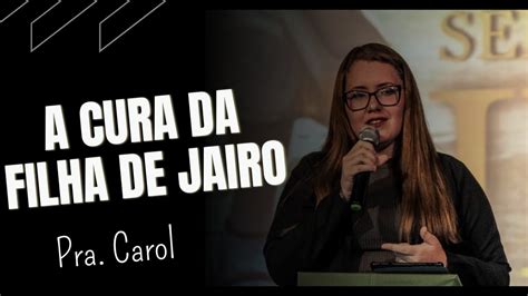 Série Milagres de Jesus CURA DA FILHA DE JAIRO Pra Carol Lohmann