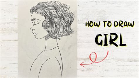 How To Draw Girl Step By Step Girl Drawing Easy For Beginners Gir