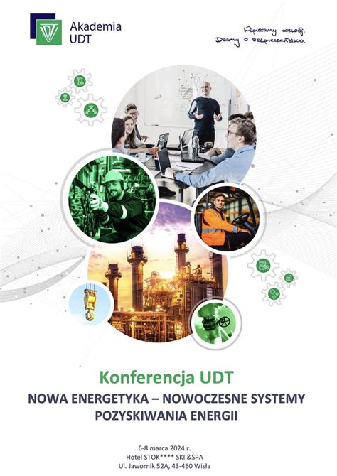 Zapraszamy na Konferencję UDT pt Nowa Energetyka Nowoczesne Systemy