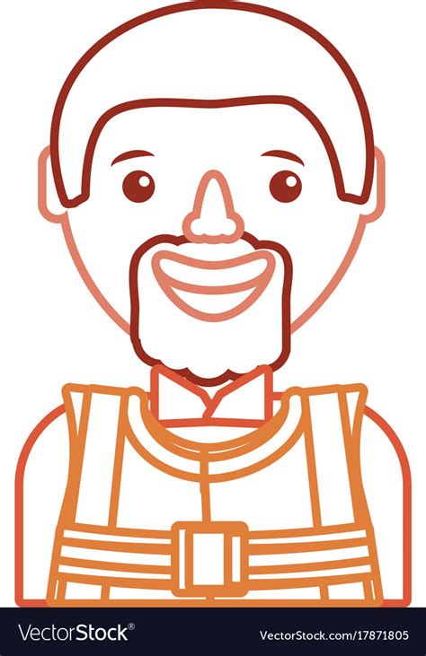 Cartoon builder man icon Royalty Free Vector Image