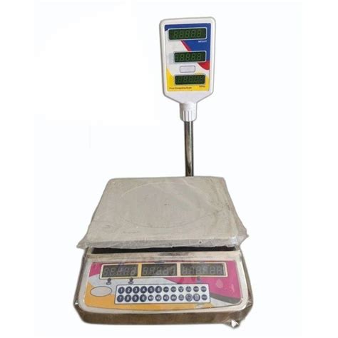 Mild Steel Table Top Kg Anchor Price Computing Weighing Scale Size