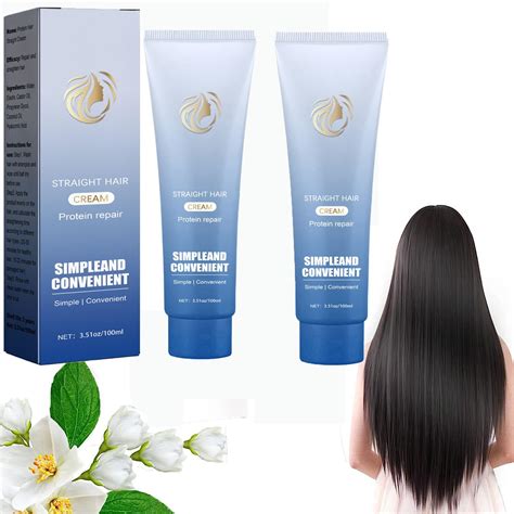 Protein Hair Straightening Cream100ml 3 Steps Silk And Gloss Hair Straightening Cream 2024 New