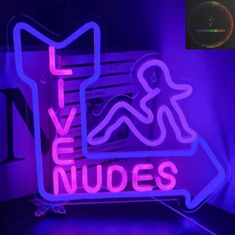 Live Nudes Neon Sign Etsy