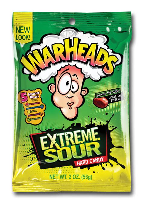 Warheads Extreme Sour Hard Candy 56g At Mighty Ape Nz