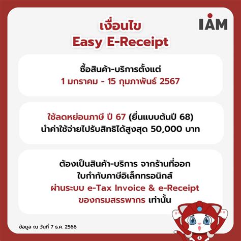 รายละเอียด Easy E Reciept ลดหย่อนภาษี