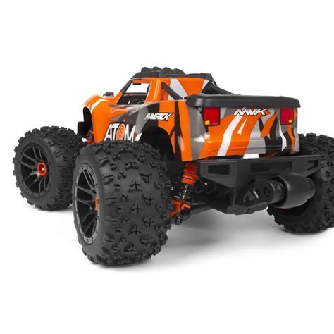 Maverick Atom 1 18 4WD Electric Truck Narancs Elektromos Off Road