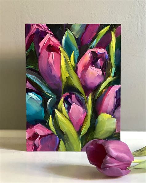 Tulips Oil Painting Demo Kim Smith Fine Art In 2023 Abstract Flower