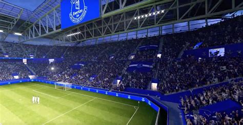 Everton unveils new stadium in liverpool docks