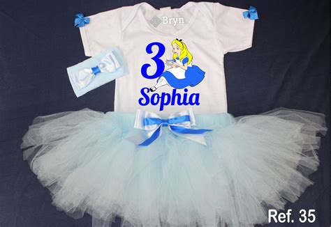 Fantasia Tutu Personalizada Alice no País das Maravilhas Elo7