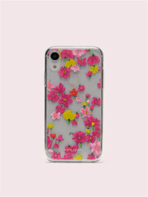 Jeweled Marker Floral Clear Iphone Xr Case Kate Spade New York