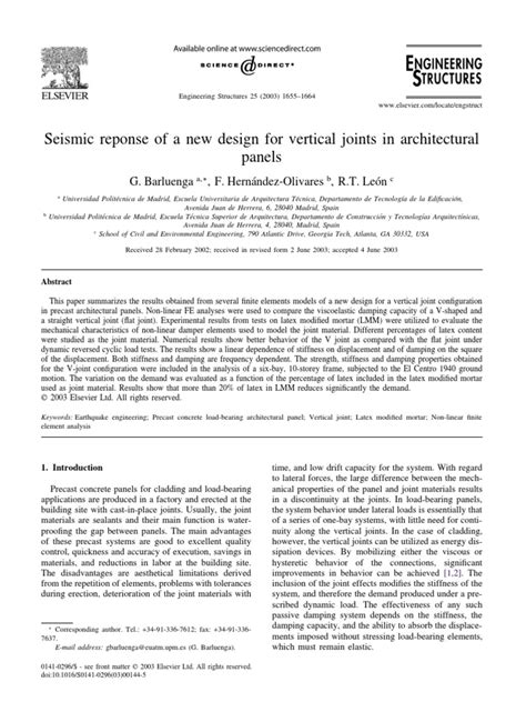 Pdf Seismic Response Vjoint Dokumen Tips