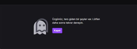 Twitch te abone olacakken ters giden bir şeyler var hatası Technopat