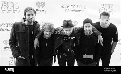 Iheart Radio Jingle Ball One Republic In Concert Stock Photo Alamy