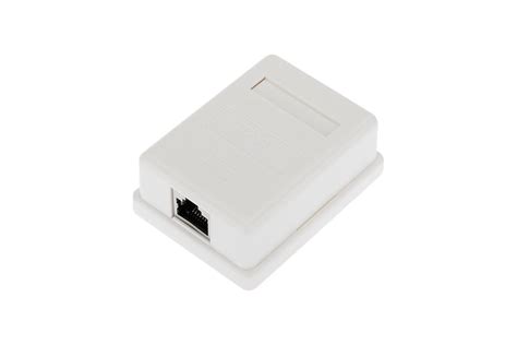 Компьютерная внешняя экранированная розетка REXANT 1-порт RJ-45 (8P8C ...