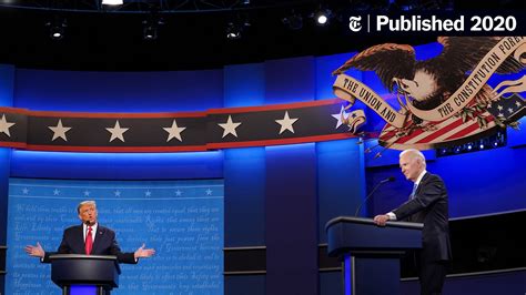 Trump And Bidens Final Debate Your Friday Briefing The New York Times