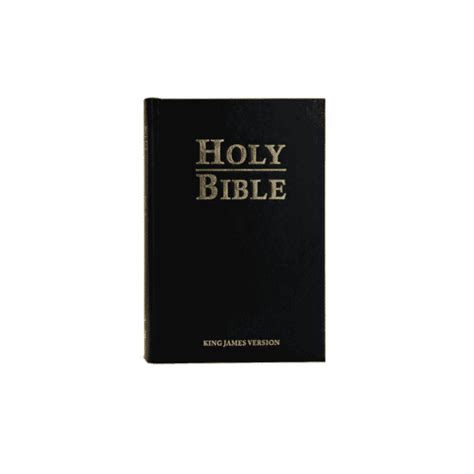 Holy Bible King James Version | Black | Hardbound | Old and New ...