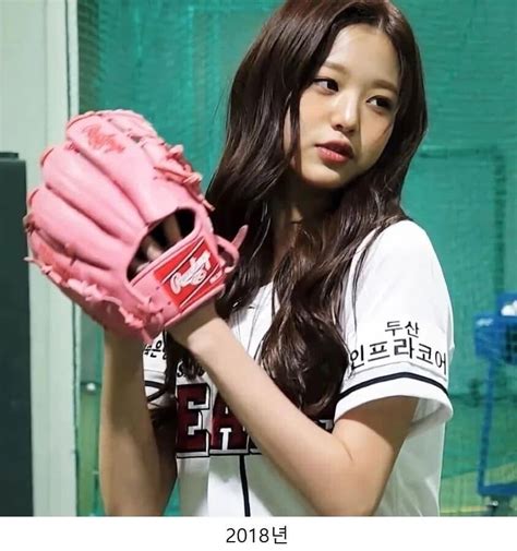 장원영 2018년2022년 시구 비교 Mlbpark