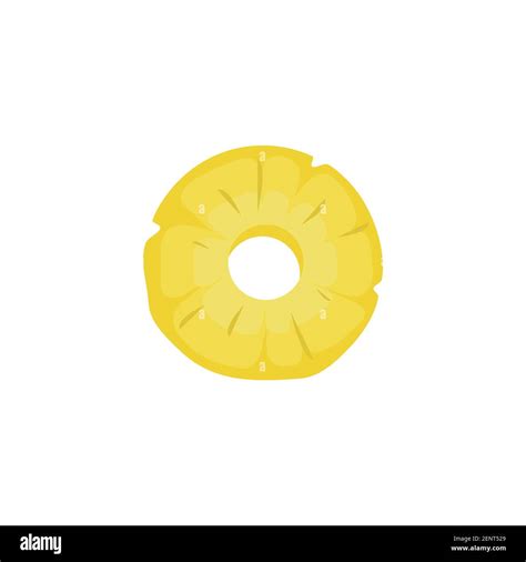 Pineapple Slice Illustration