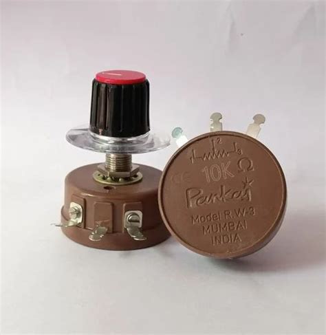 Wire Wound Potentiometer Potentiometer 10k Model R W 3 Make Pankaj