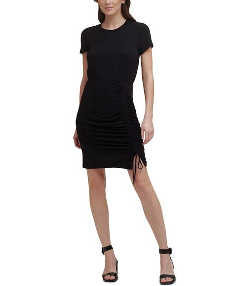 Calvin Klein Ruched Sheath Dress Macys