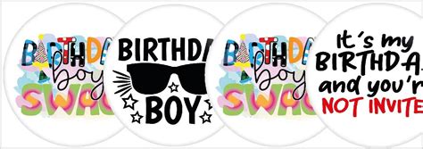 Birthday Badges Custom Badges For All Ages