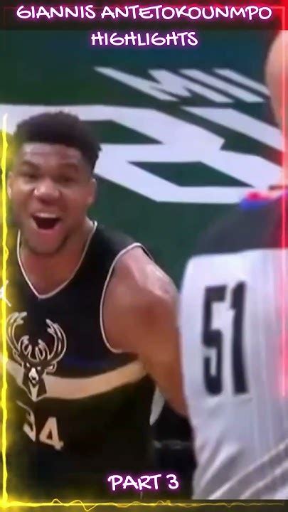 Giannis Antetokounmpo Highlights 3 Shortvideo Youtube