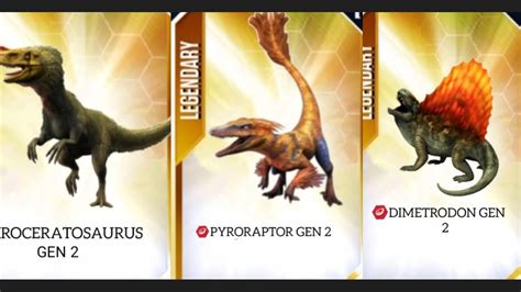 Jwtg Vip Legendary Dinosaurs Concepts Ideas New Dinosaurs Coming Soon