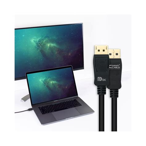 Nanocable Cable Displayport Certificado Vesa Dpm Dpm Negro M