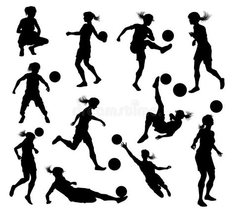 Silhouette Soccer Player Catching Ball Stock Illustrations 58