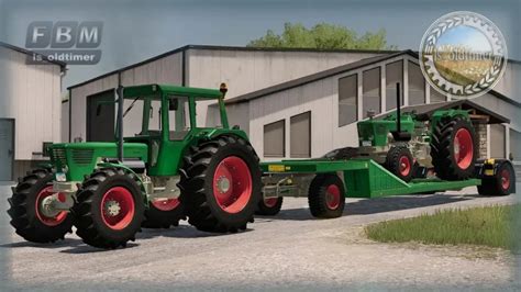 Oldtimer Low Loader FS22 Mod Mod For Landwirtschafts Simulator 22